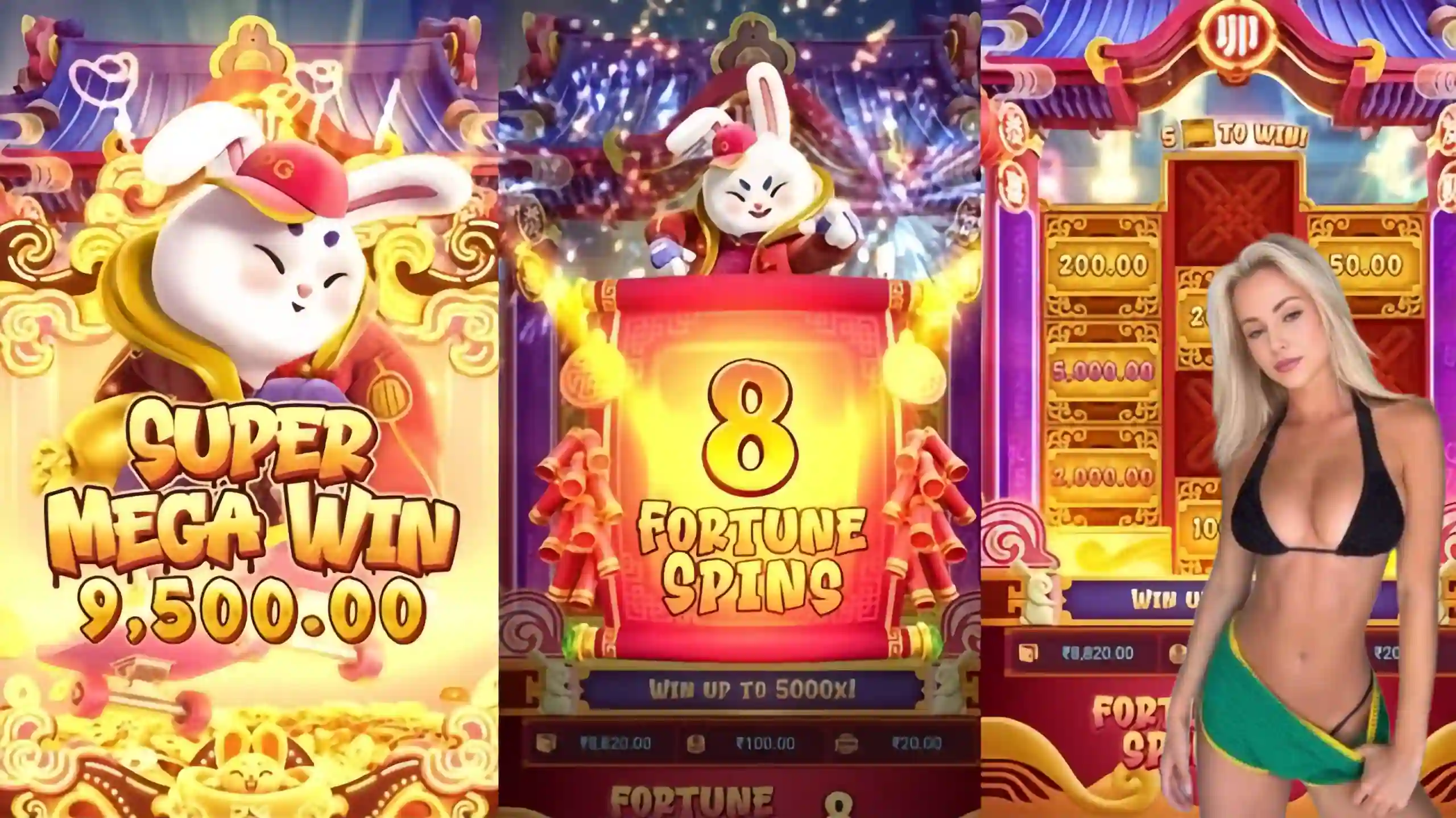 Wild Expansivo Fortune Rabbit vip345 - Coelho Dourado que Expande